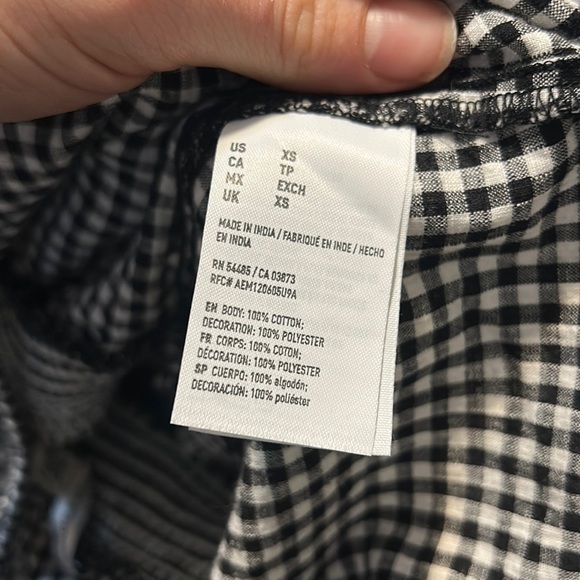 American Eagle Top Tube Stretchy Tassels XS - Picture 7 of 7